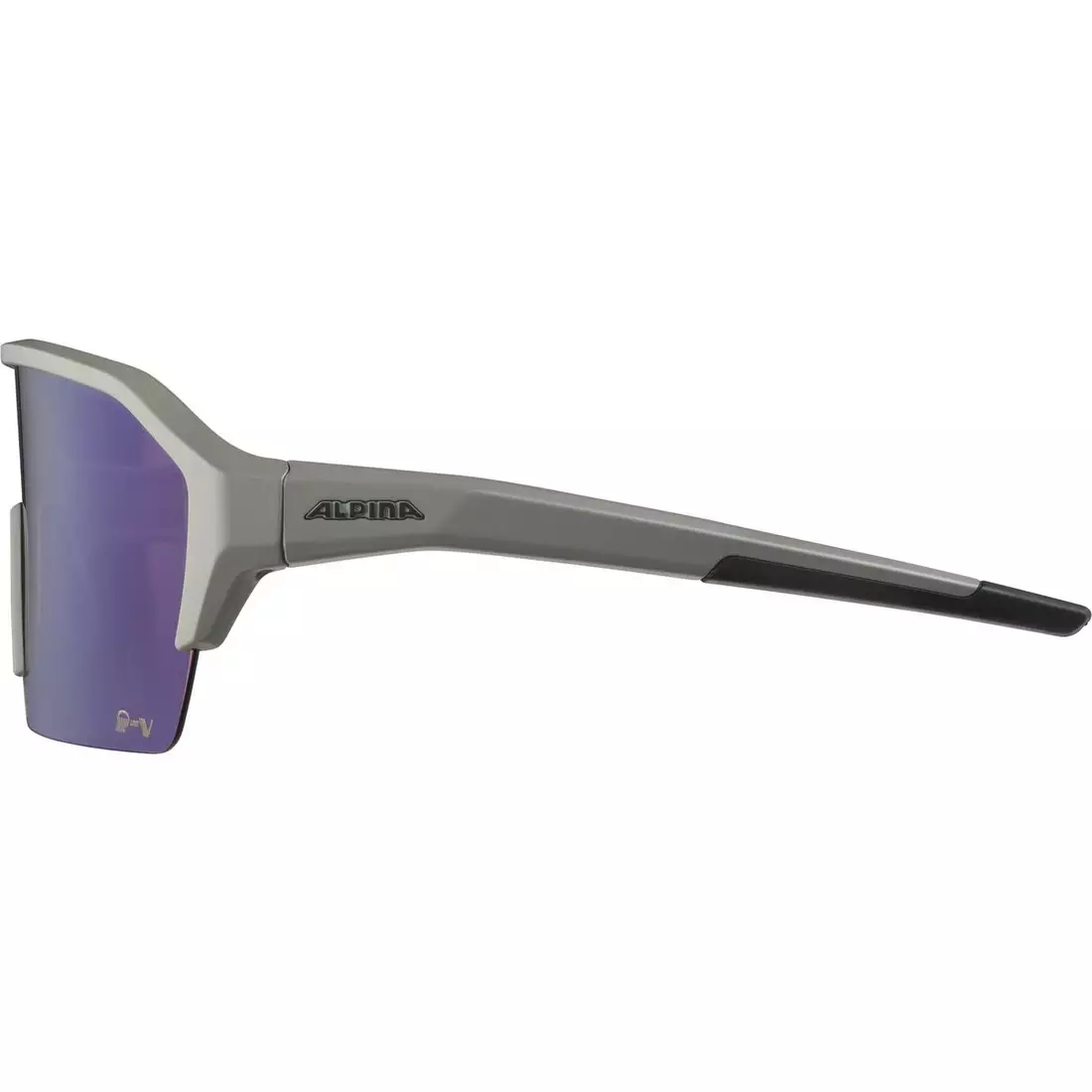 ALPINA RAM HR Q-LITE V Cyklistické / sportovní brýle, fotochromatické, moon grey matt