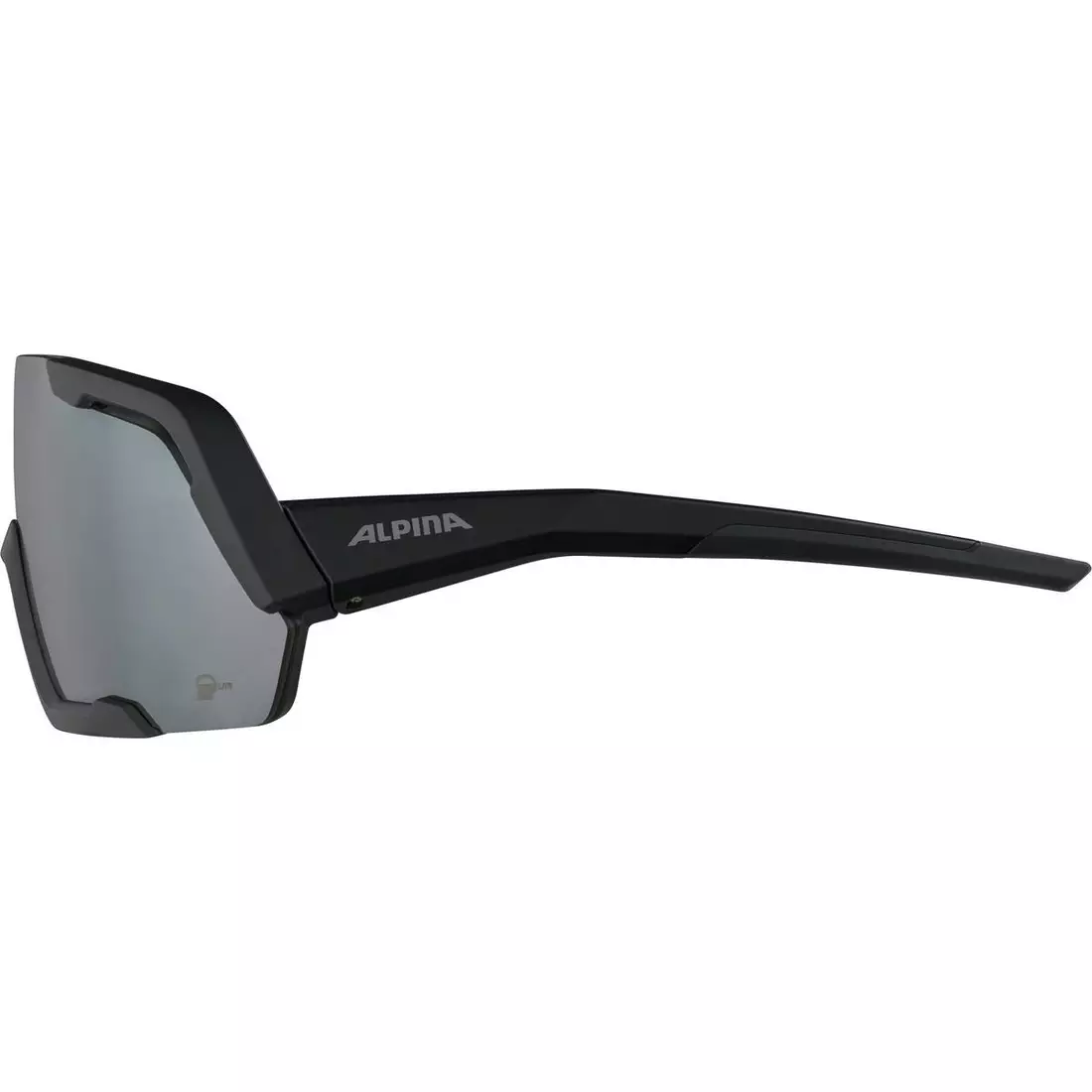 ALPINA ROCKET Q-LITE Polarizační cyklistické / sportovní brýle BLACK MATT MIRROR SILVER 