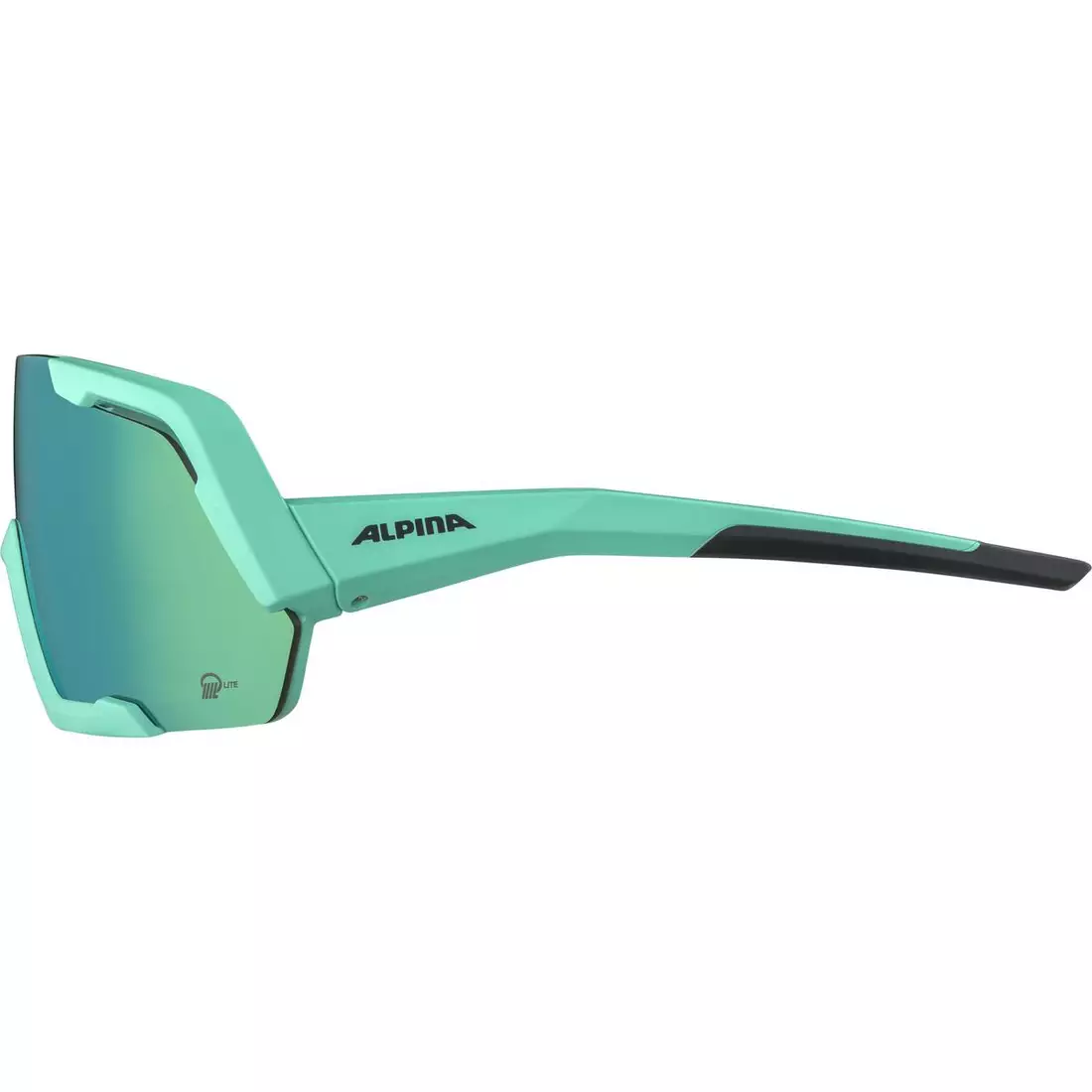ALPINA ROCKET Q-LITE Polarizační cyklistické / sportovní brýle TURQUOISE MATT MIRROR GREEN 