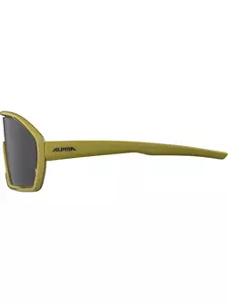 ALPINA Sportovní brýle BONFIRE OLIVE MATT - MIRROR BLACK, A8687472