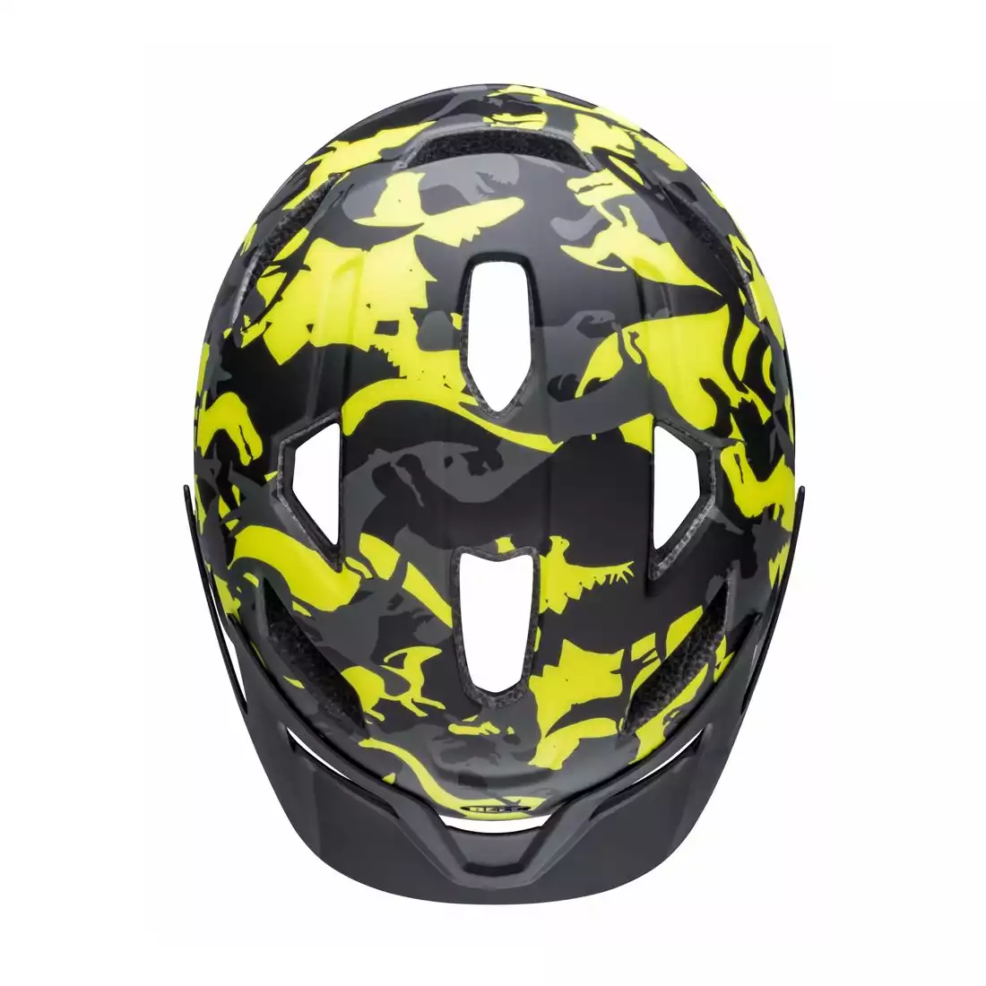 BELL SIDETRACK Dětská helma na kolo, Černá a žlutá