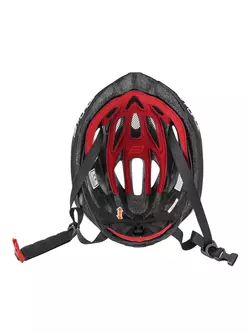 FORCE Cyklistická helma SAURUS, černá a růžová, 9029841