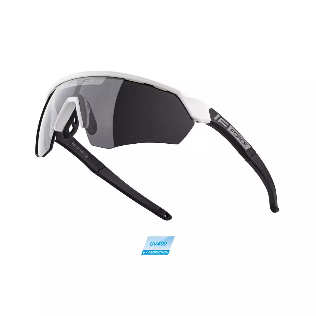 FORCE sluneční brýle ENIGMA white/black 91167