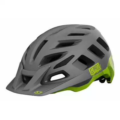 GIRO RADIX MTB dámská cyklistická helma, šedo-vápno