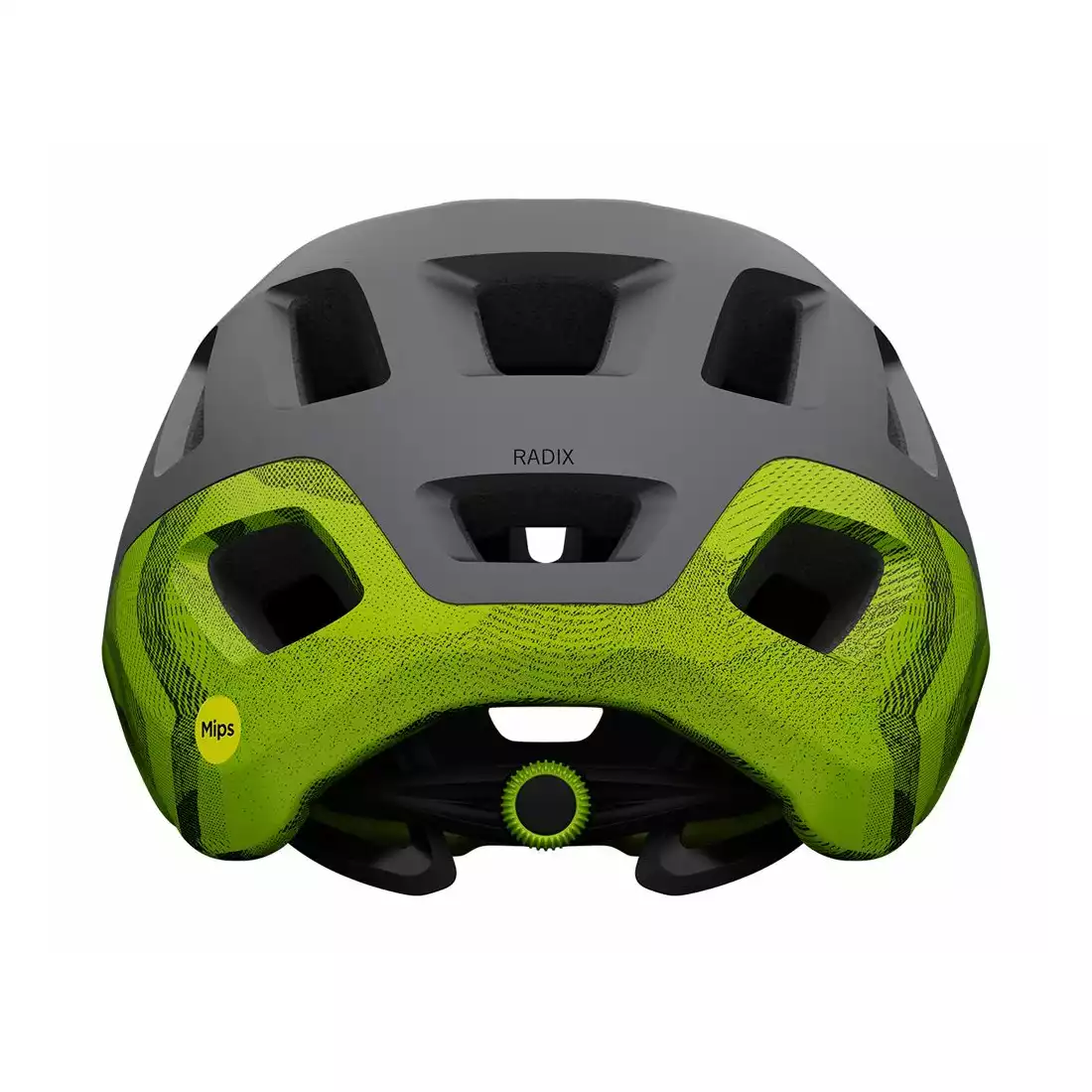GIRO RADIX MTB dámská cyklistická helma, šedo-vápno