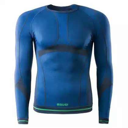 BRUGI, termoaktivní spodní prádlo - pánské tričko, 4RAT, NWZ-BLUETTE AVIO VERDE modrá 