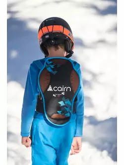 CAIRN PRO IMPAKT JR D3O dětský chránič zad na lyže / snowboard, černo-modrý