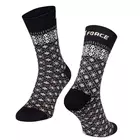 FORCE Sportovní ponožky XMAS STAR black 9009147