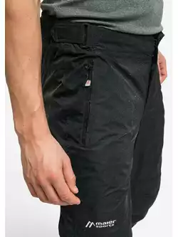 MAIER RAINDROP Pánské turistické kalhoty, nepromokavé, černé