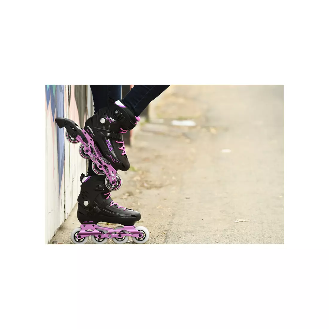 FILA SKATES dámské inline brusle MADAME HOUDINI black/purple 10619085370