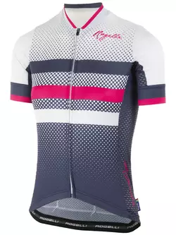 ROGELLI dámský cyklistický dres DOT blue/pink 010.177
