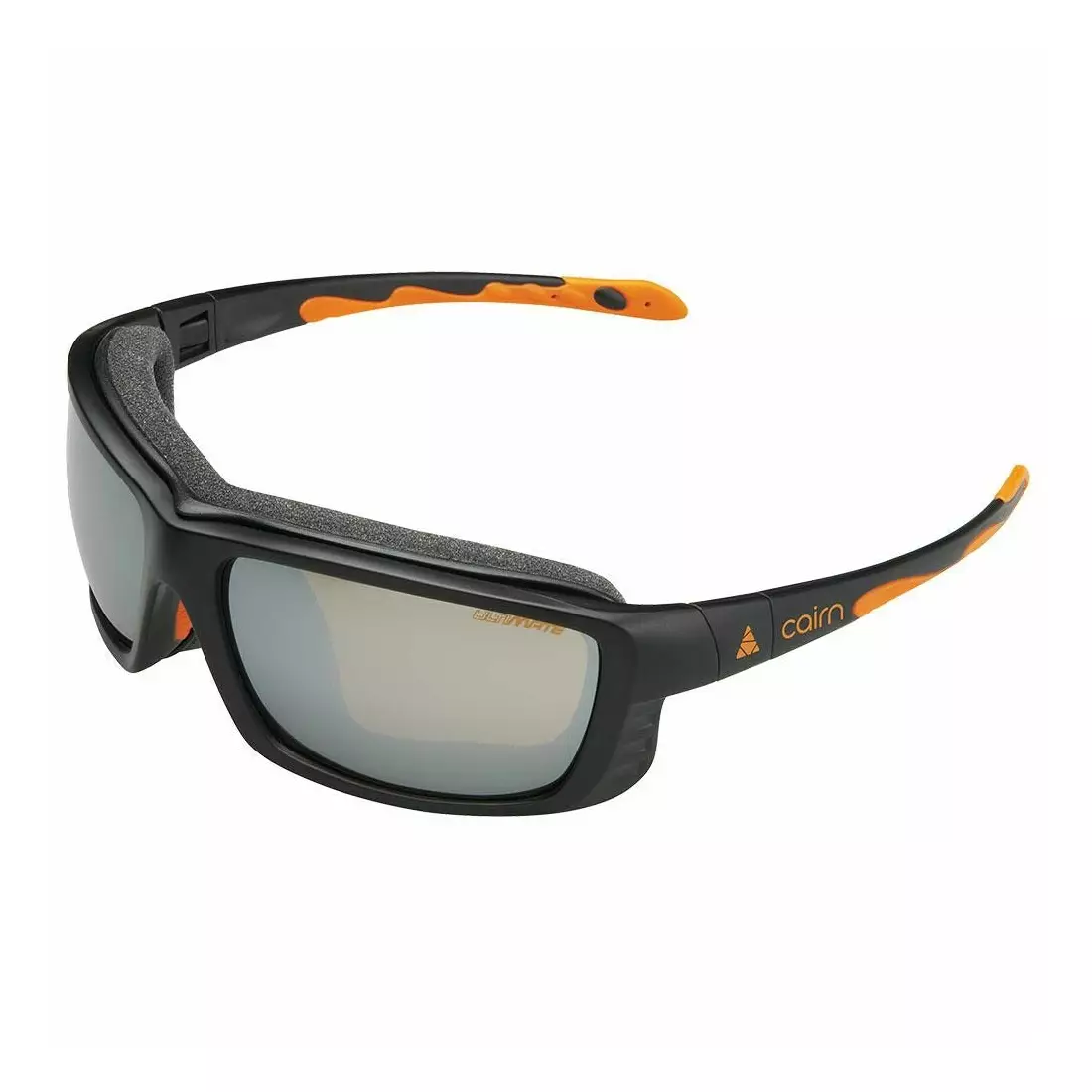CAIRN Sportovní fotochromatické brýle IRON PHOTOCHR black/orange XPIRON02