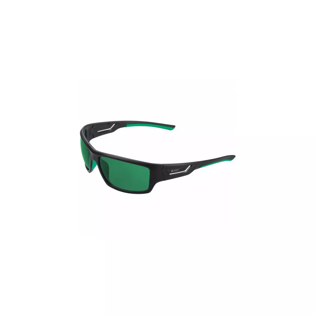 CAIRN sportovní polarizační brýle FLUIDE Polarised black/green SPZFLUIDE190