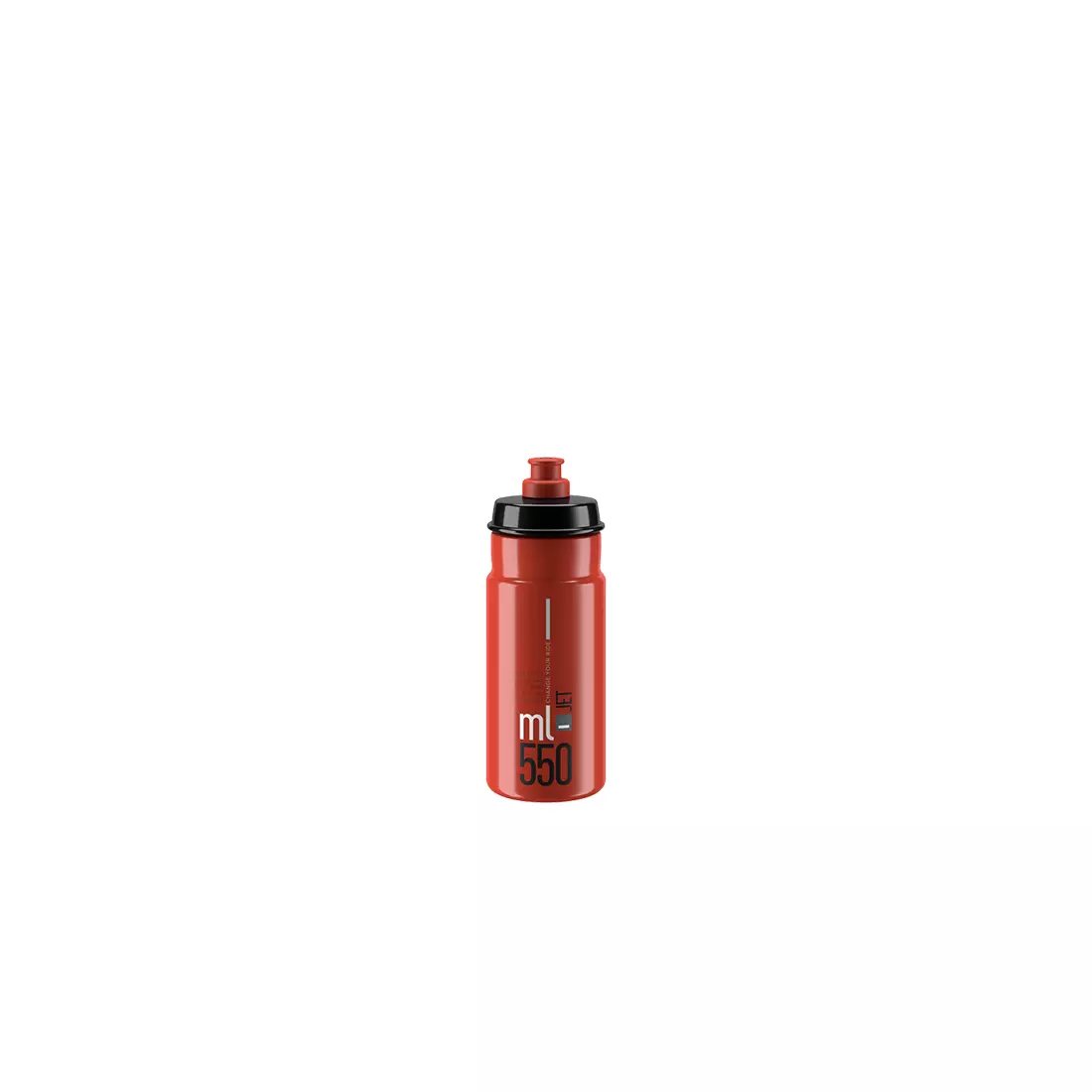 ELITE JET Cyklistická láhev na vodu 550ml, červená / černá