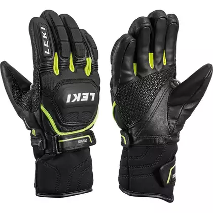 LEKI Dětské lyžařské rukavice WCR Flex S Junior, black, 63480032050
