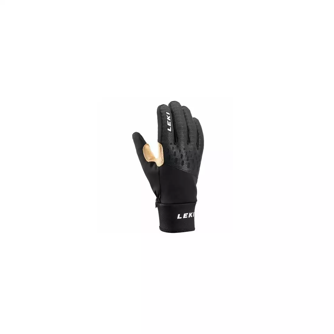 LEKI Nordic Thermo Premium zimní rukavice, černá a béžová