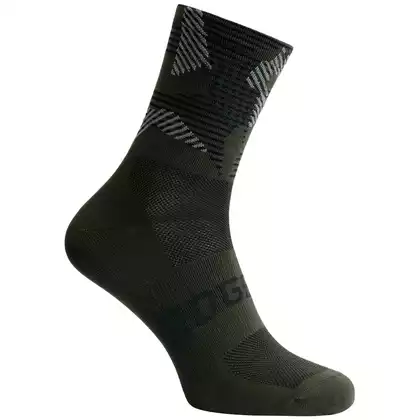 ROGELLI CAMO Sportovní ponožky, khaki