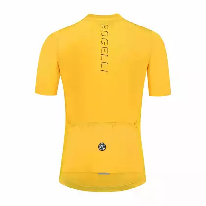 ROGELLI DISTANCE Pánský cyklistický dres, žlutá