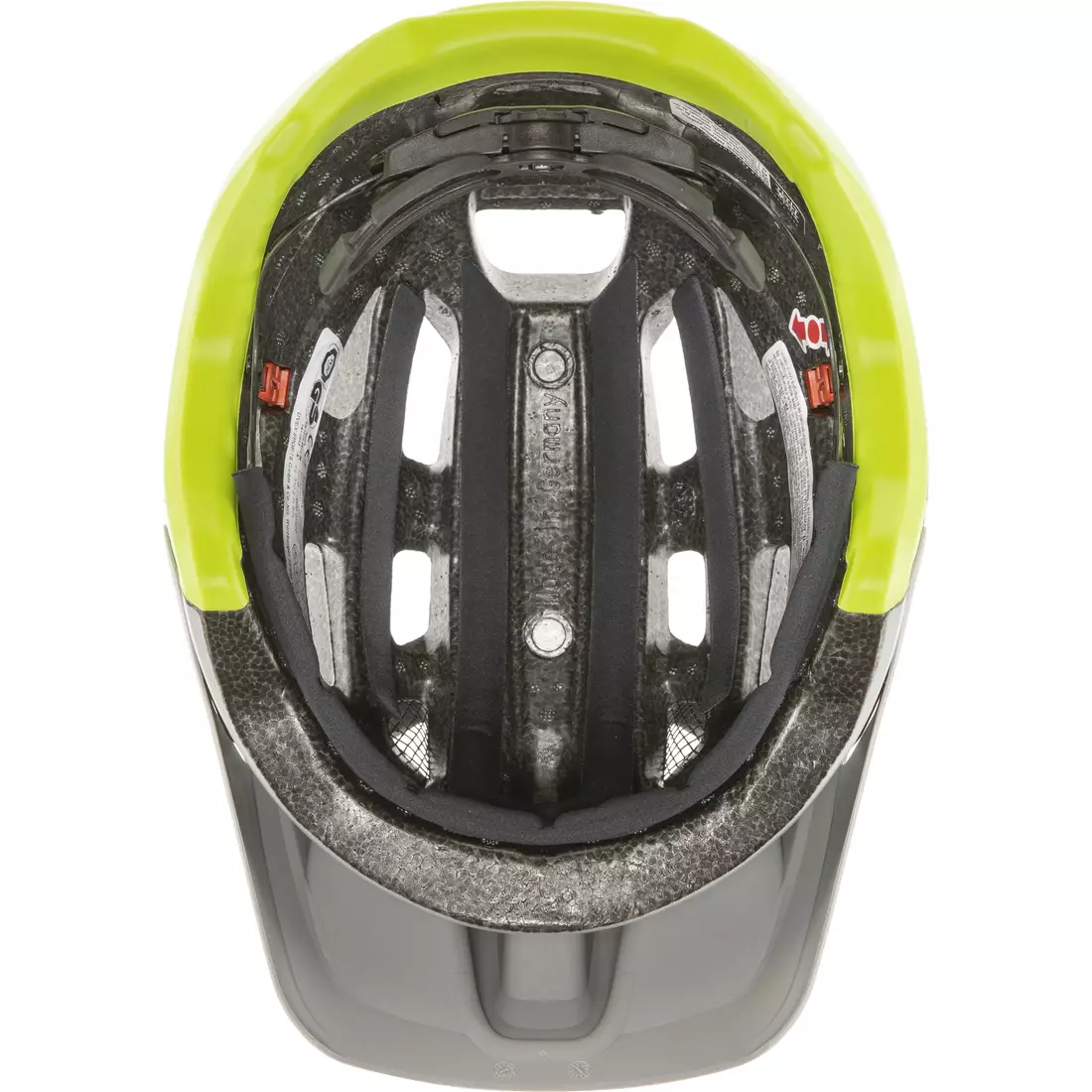UVEX FINALE 2.0 Cyklistická helma ENDURO, šedožlutá