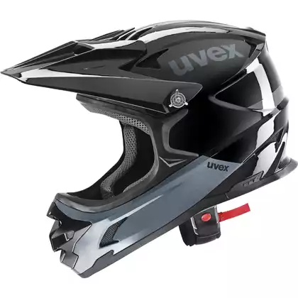 UVEX HLMT 10 BIKE, Cyklistická helma Full Face, Blue fire