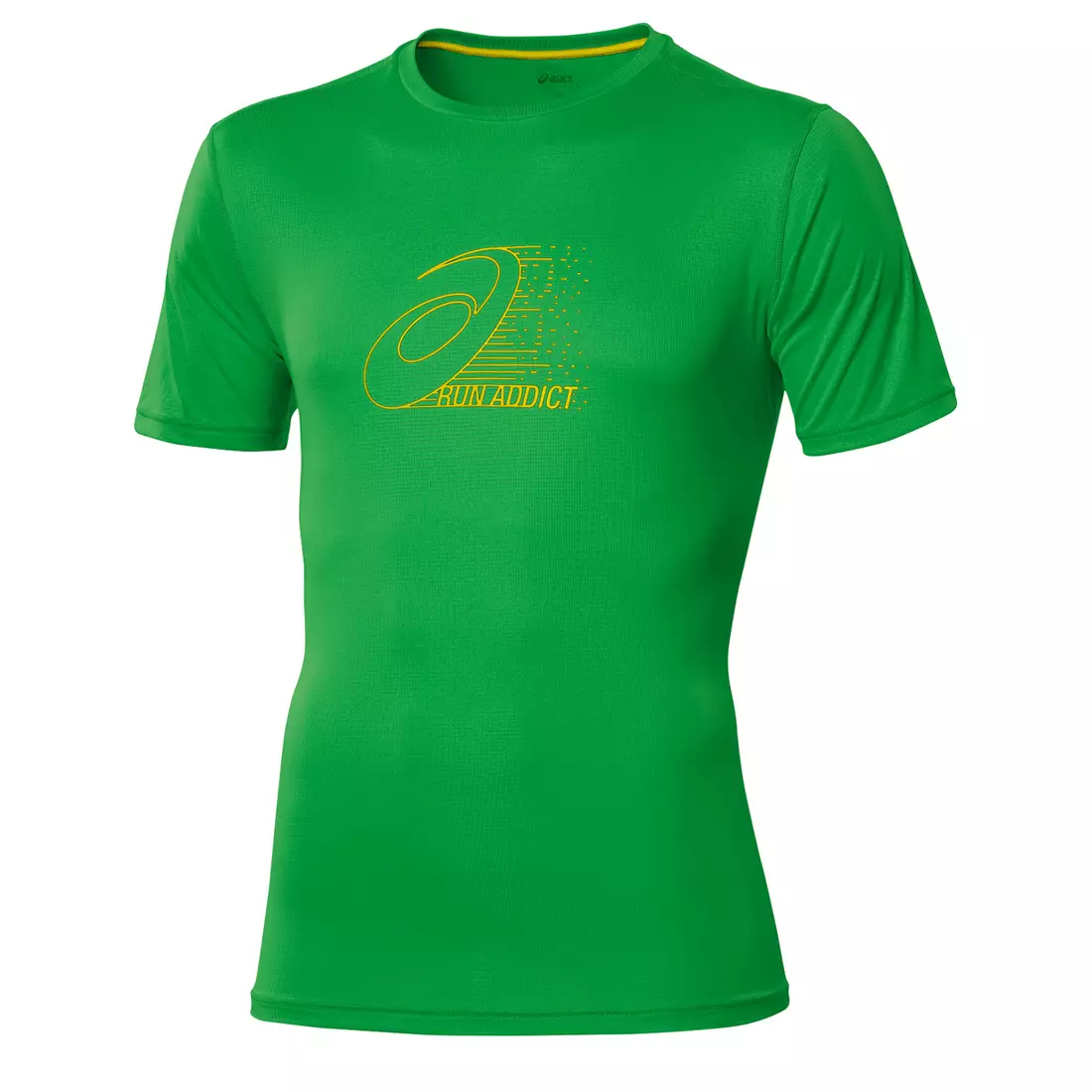 ASICS 110408-0498 GRAPHIC TOP - pánské běžecké tričko, barva: Zelená