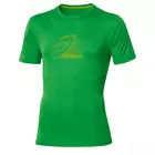 ASICS 110408-0498 GRAPHIC TOP - pánské běžecké tričko, barva: Zelená