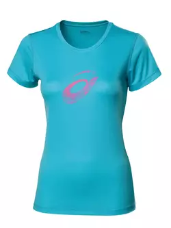 ASICS 110423-0877 GRAPHIC SS TOP - dámské běžecké tričko, barva: Modrá