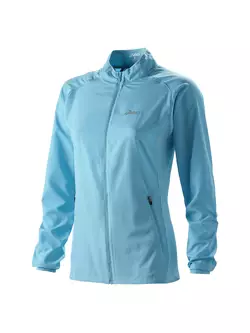 ASICS 110426-0877 WOVEN JACKET - dámská běžecká bunda, barva: Modrá