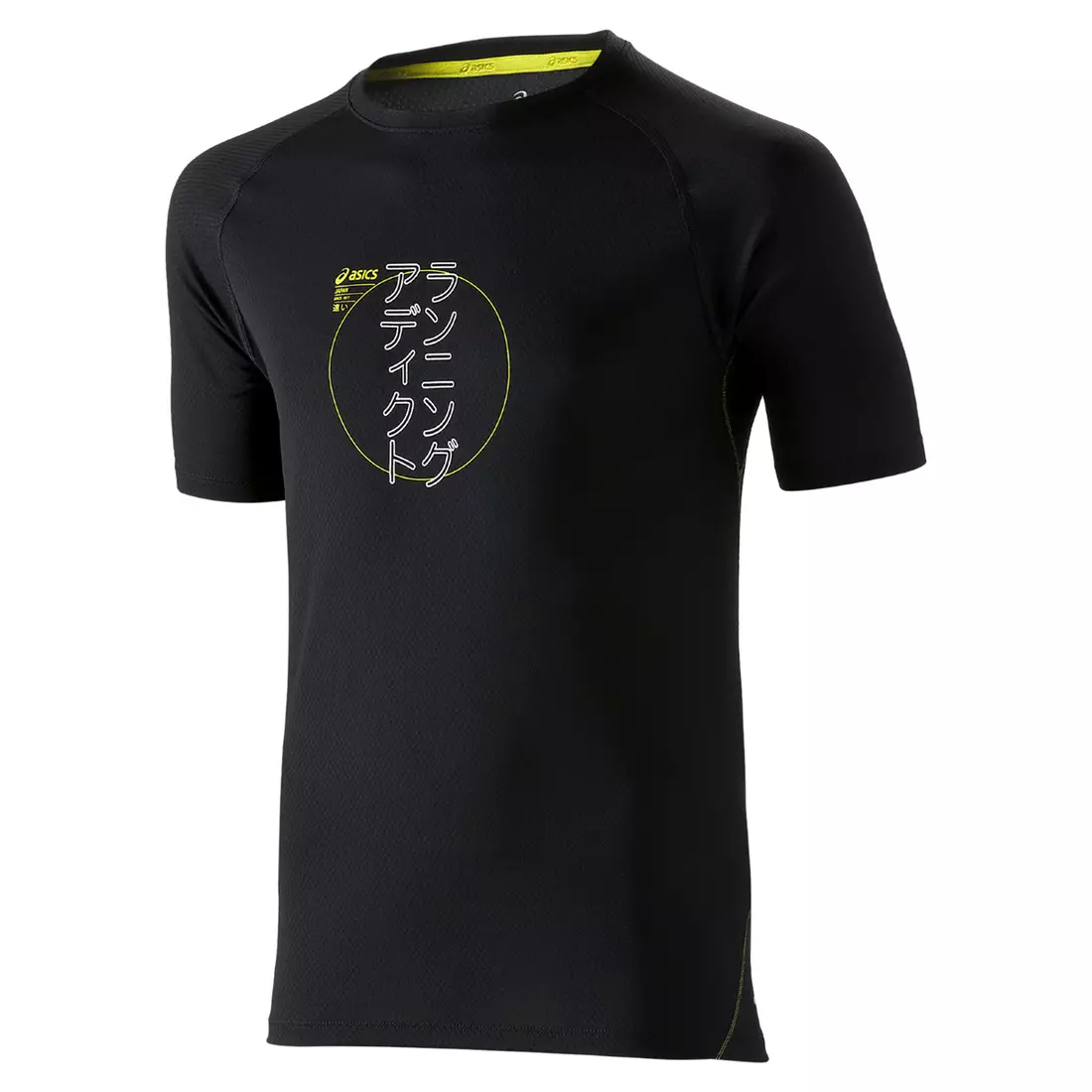 ASICS 110506-0904 GRAPHIC TOP - pánské běžecké tričko, barva: Černá