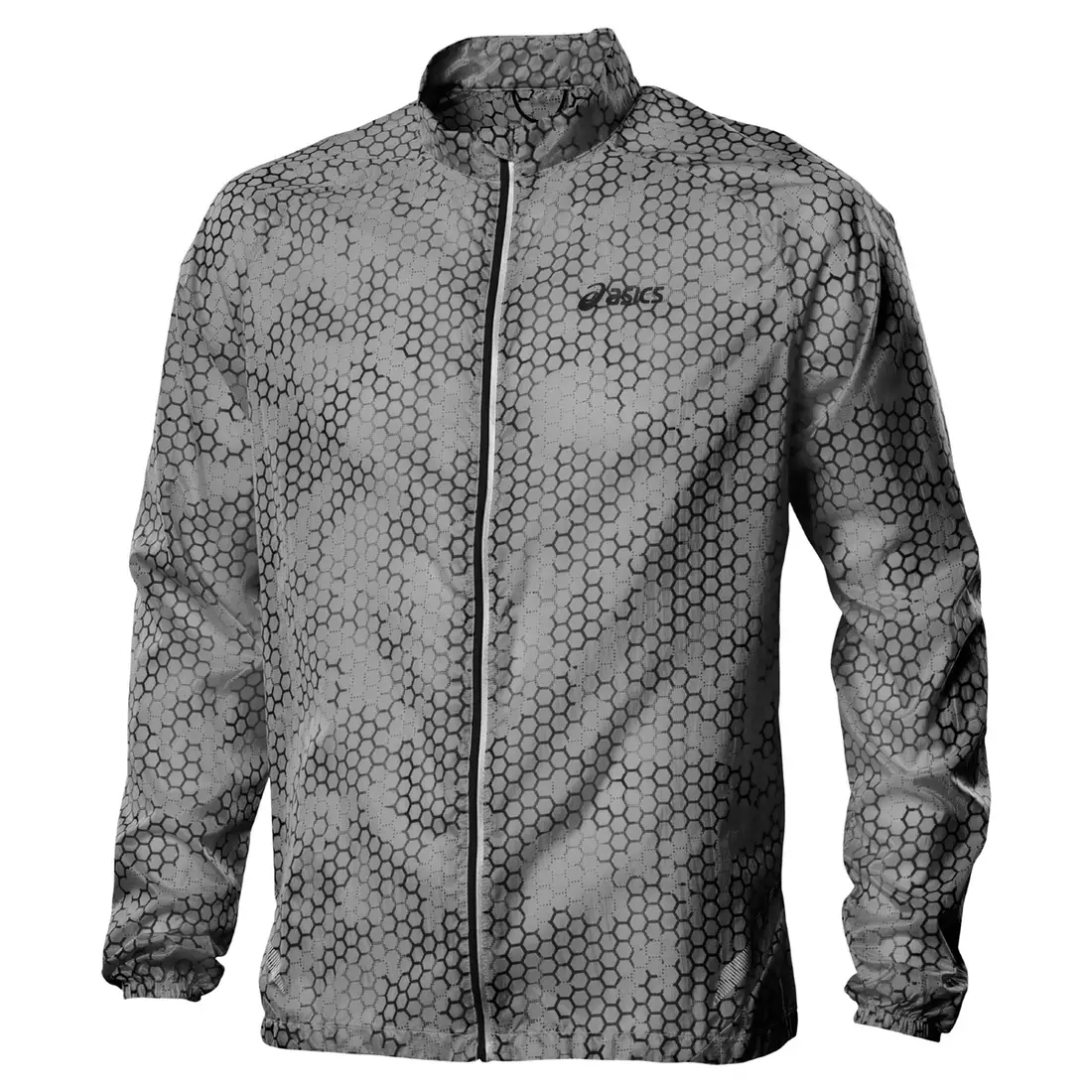 ASICS 110513-2003 FEATHERWEIGHT JACKET - ultralehká běžecká bunda, barva: šedá