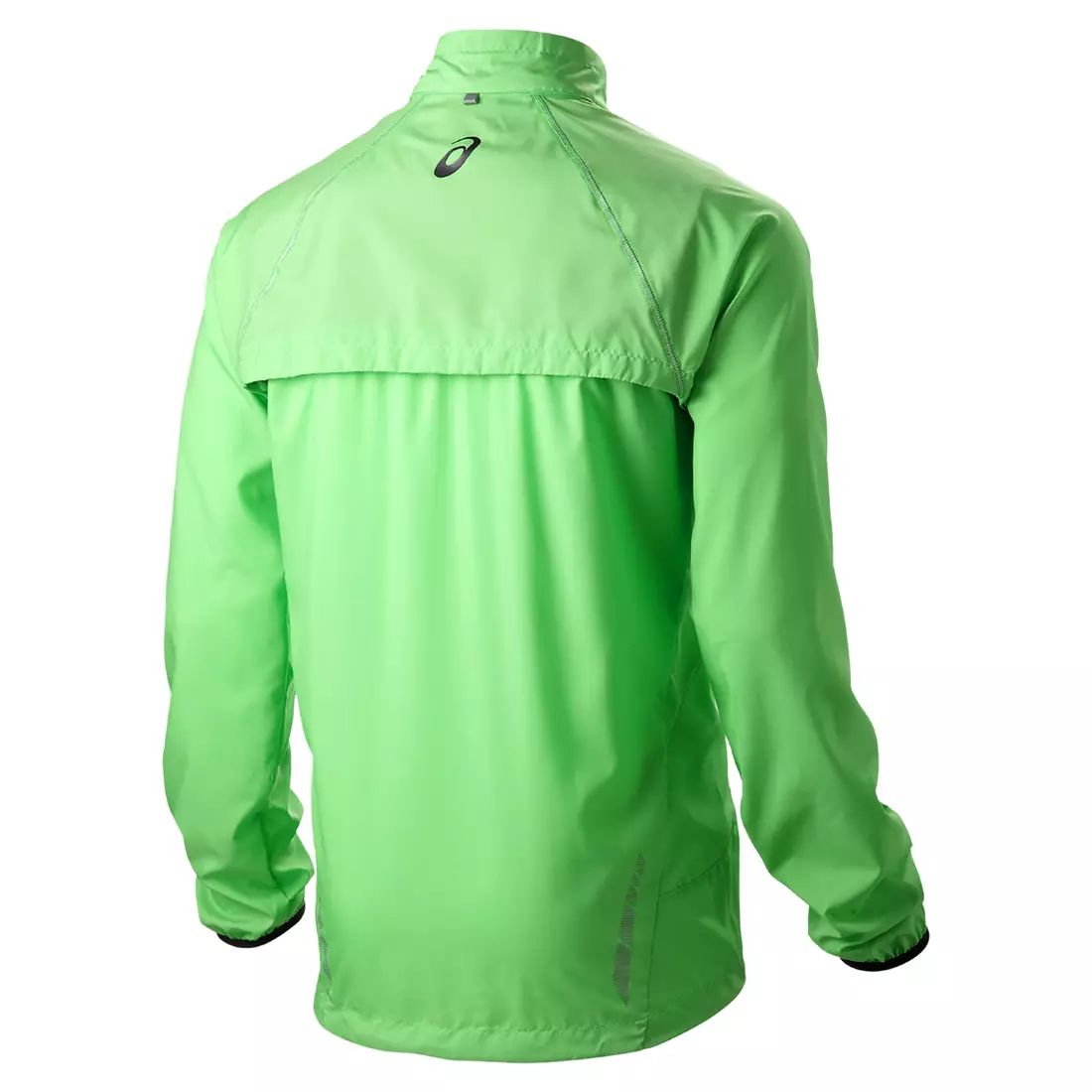 ASICS 110514-0498 CONVERTIBLE BUNDA - pánská běžecká větrovka, odnímatelné rukávy - barva: Zelená