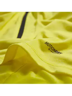 ASICS 110520-0396 SOUKAI 1/2 ZIP HOODIE - pánské tričko s kapucí, barva: Žlutá