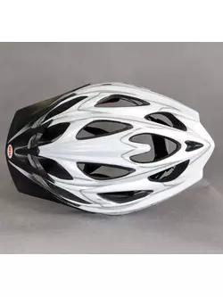 Cyklistická přilba BELL - DELIRIUM stříbrná a bílá