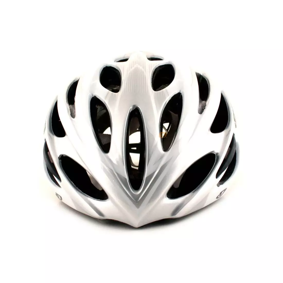 Cyklistická přilba GIRO MONZA bílá a stříbrná