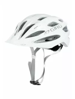 Dámská cyklistická přilba GIRO VERONA, bílá a stříbrná