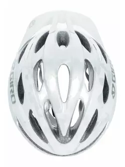 Dámská cyklistická přilba GIRO VERONA, bílá a stříbrná