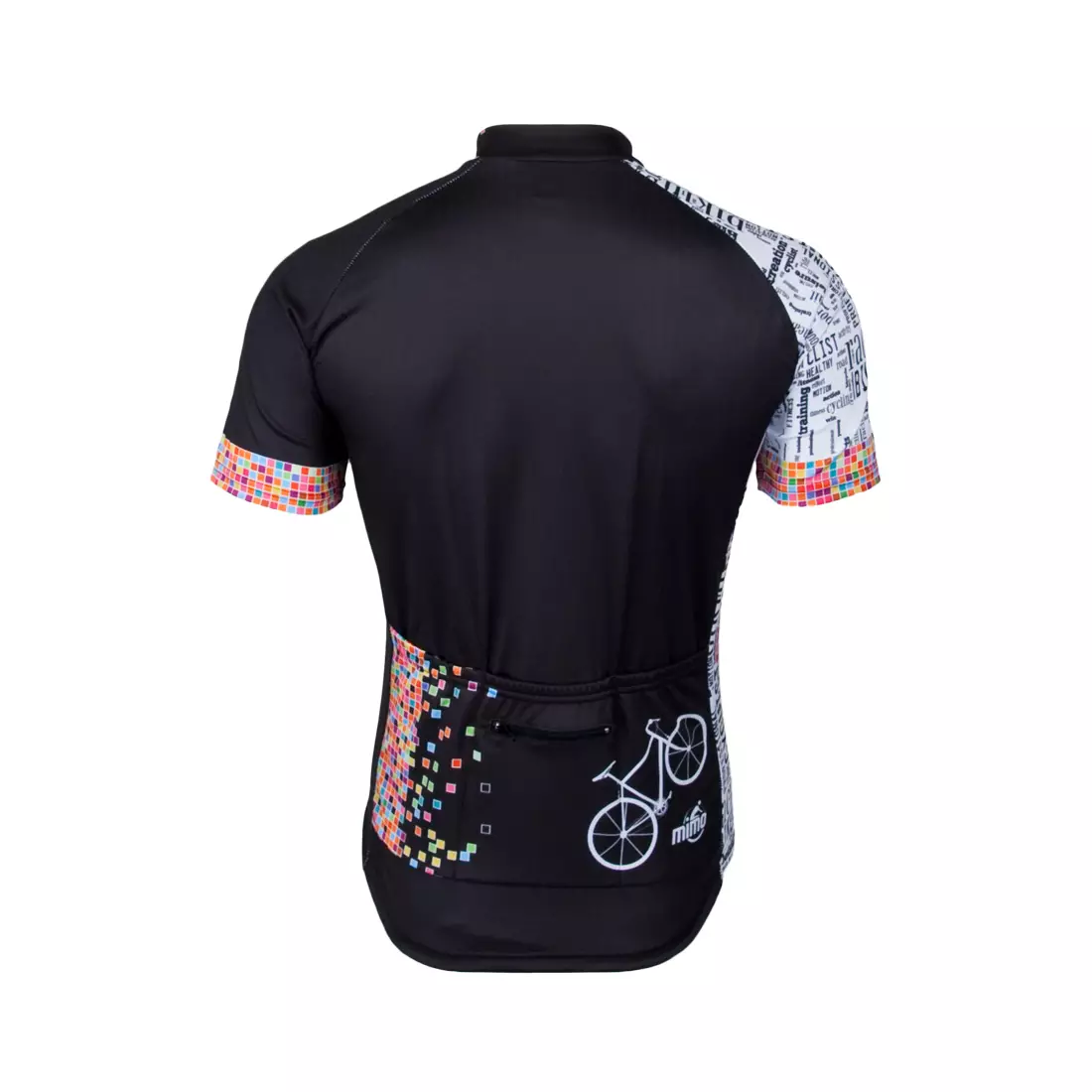 MikeSPORT DESIGN - PIXEL - pánský cyklistický dres, celopropínací na zip