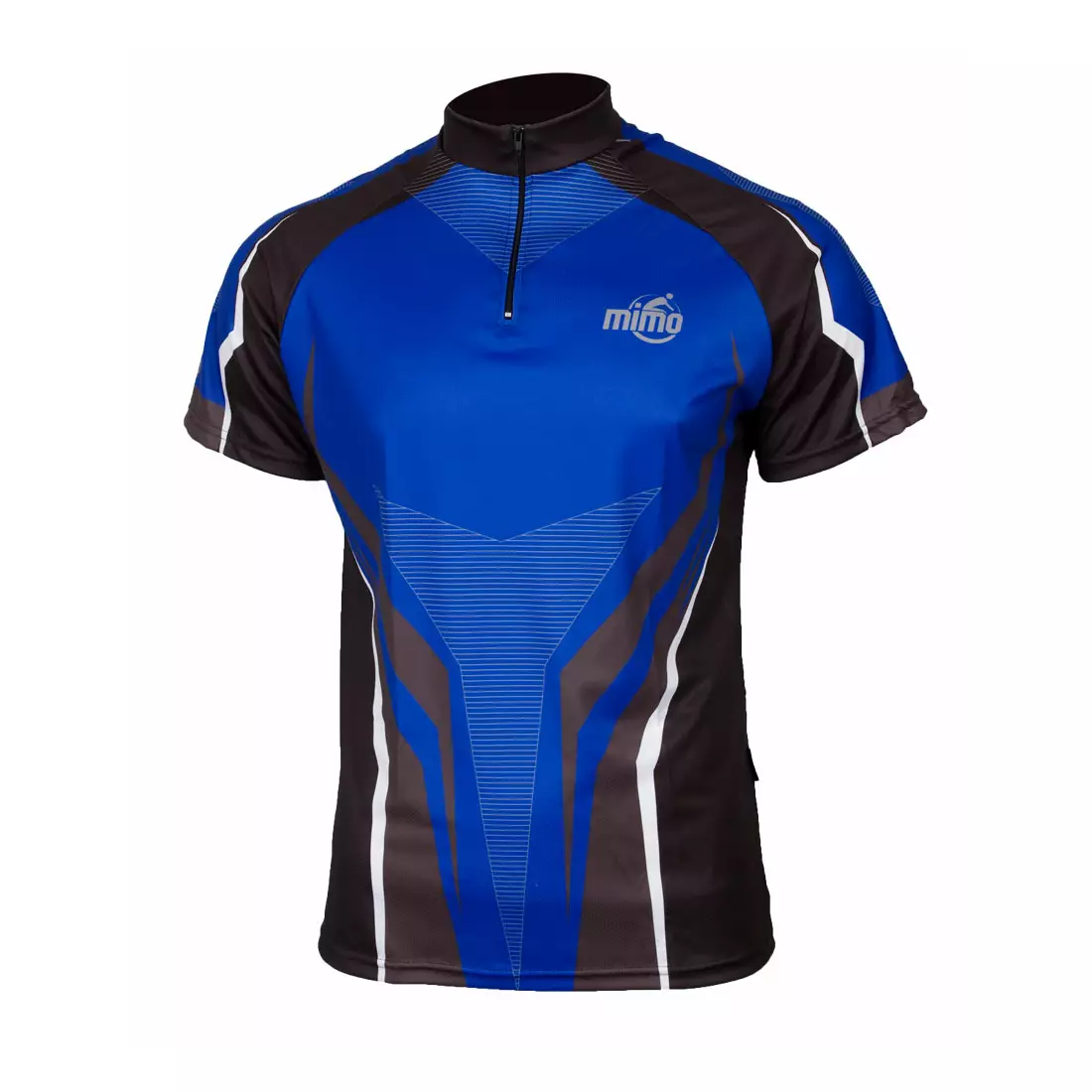 MikeSPORT DESIGN RAVO MTB pánský cyklistický dres, černo-modrý