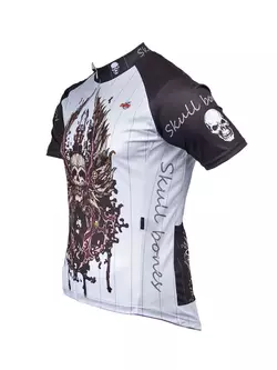 MikeSPORT DESIGN - SKULL BONES - pánský cyklistický dres