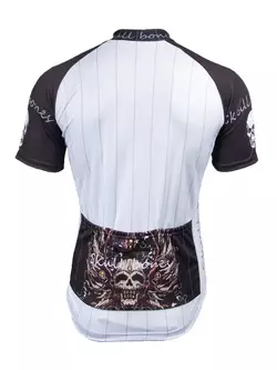 MikeSPORT DESIGN - SKULL BONES - pánský cyklistický dres