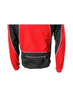 POLEDNIK - 1003 WINDBLOCK - membránová cyklistická bunda, barva: Červená