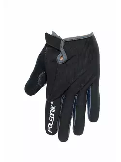 POLEDNIK - LONG NEW 13 cyklistické rukavice, barva: Černá