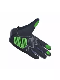 POLEDNIK - LONG NEW 13 cyklistické rukavice, barva: Černá