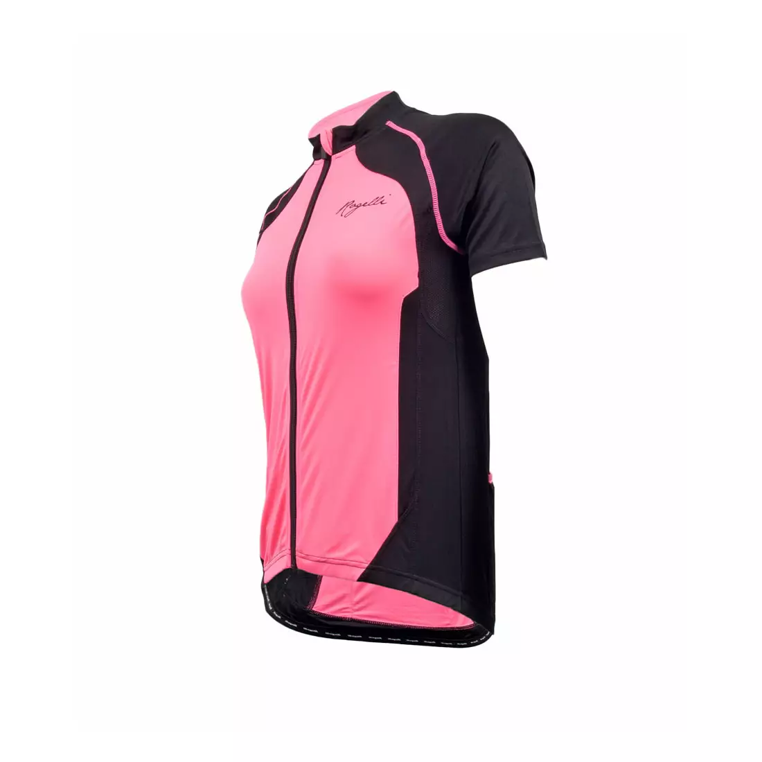 ROGELLI BICE - dámský cyklistický dres, černo-růžový