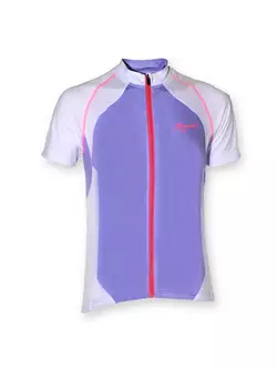 ROGELLI BICE - dámský cyklistický dres, fialová a bílá