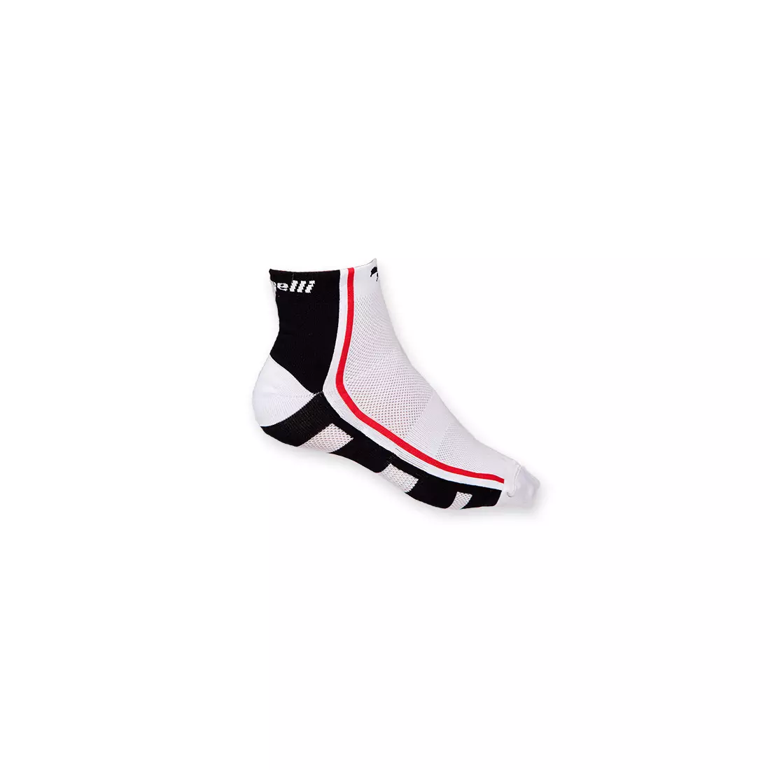 ROGELLI RCS-04 - Q-SKIN  - cyklistické ponožky, černé a bílé