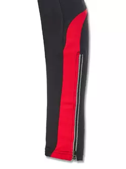 ROGELLI RUN - EMNA - dámské kalhoty na běhání, barva: černá a červená