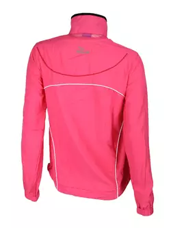 ROGELLI RUN - MADU - dámská bunda do větrovky, barva: Růžová