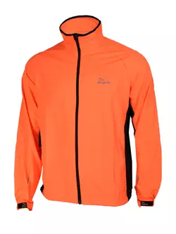 ROGELLI RUN - RENVILLE - pánská bunda do větrovky, barva: Oranžová