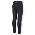 ROGELLI RUN - RIBERA - pánské zateplené běžecké kalhoty, SOFTSHELL, barva: Černá